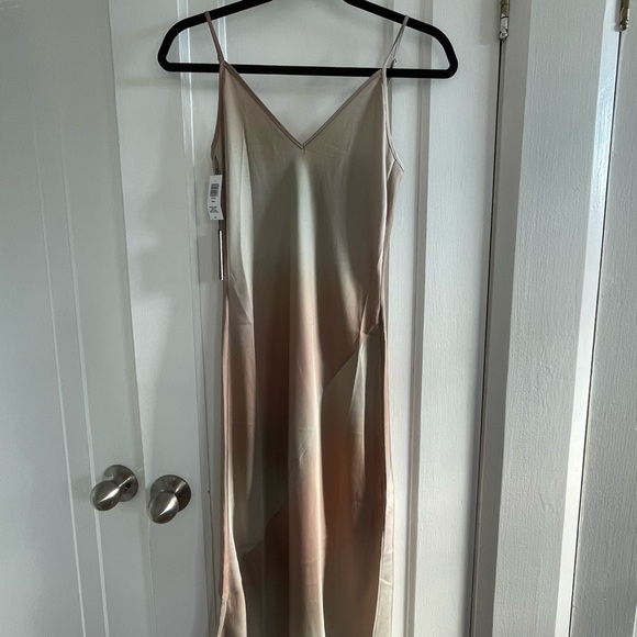 Aritzia Silk Minimalist Midi Dress - Picture 4 of 6